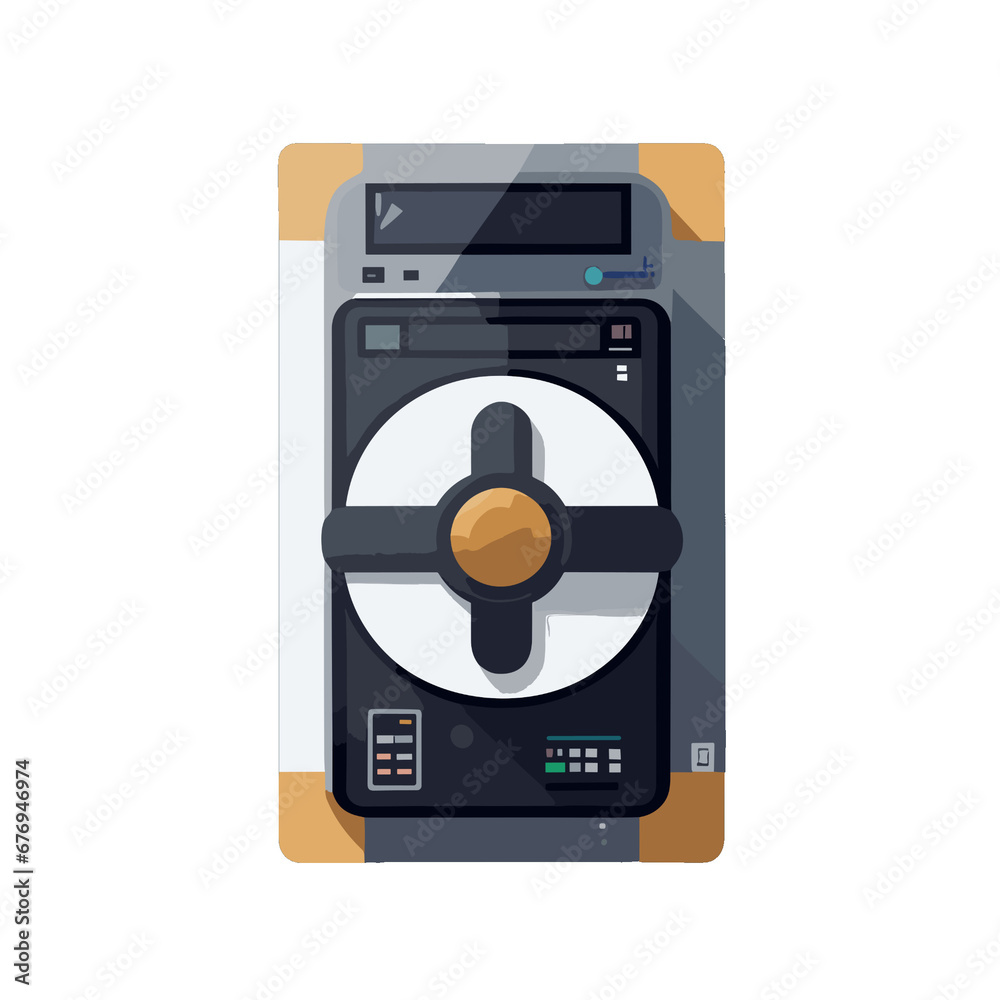 Fototapeta premium illustration of a cd player