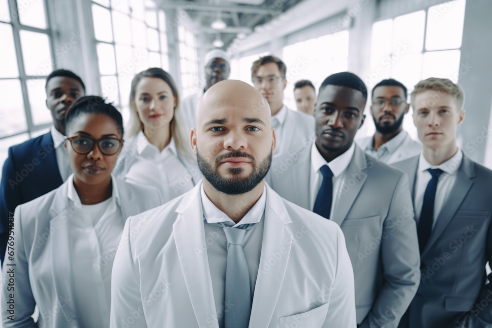 business businessman office mature meeting man portrait group teamwork success team diversity black created using generative ai technology business businessman office mature meeting man portrait group teamwork success team diversity black created using generative ai technology