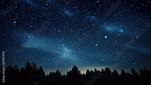 Starry Night Landscape © S.Gvozd