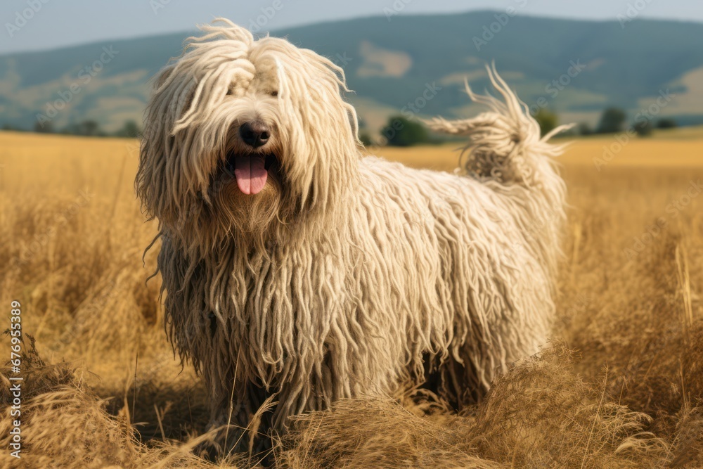 Komondor Dog - Portraits of AKC Approved Canine Breeds