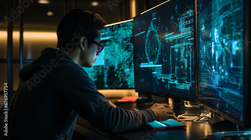 Cybersecurity Operations: Focused Professional in a High-Tech Environment