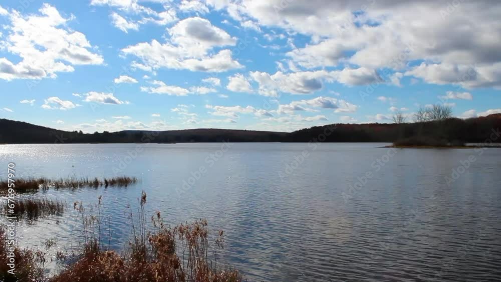 lake view with blue sky lake view with blue sky