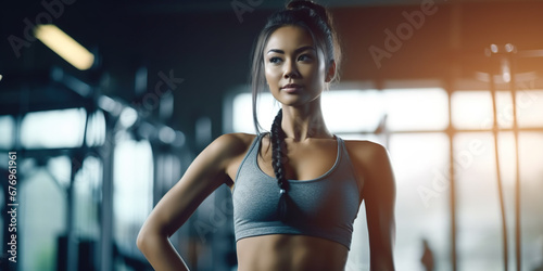 Fitness woman in gym