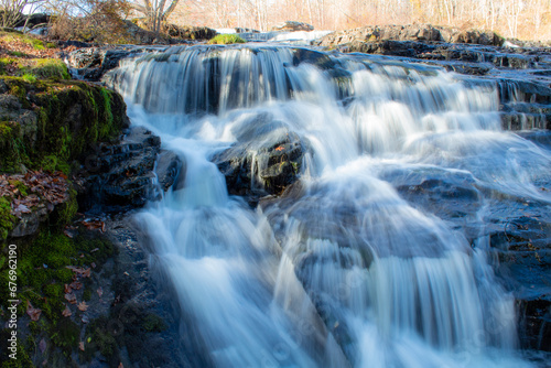 waterfall in PA forest © Tom Warrington