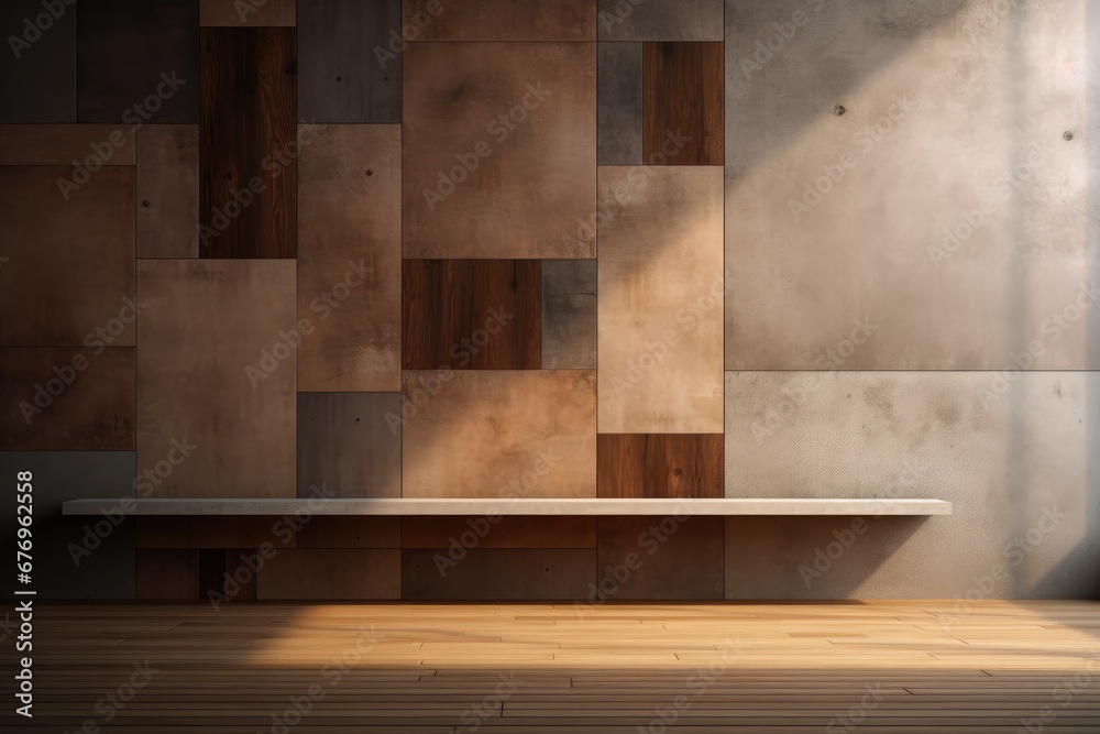 Urban Fusion: Concrete and Wood Wall, a Modern Blend for Stylish Living Spaces Urban Fusion: Concrete and Wood Wall, a Modern Blend for Stylish Living Spaces