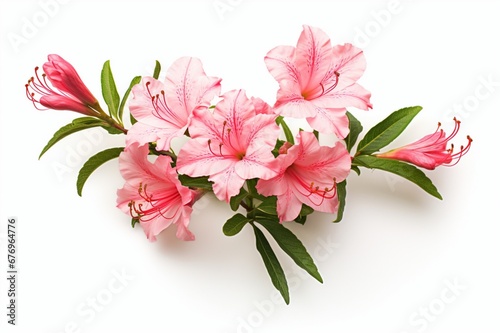 Azalea on a white background with space for naming and branding.