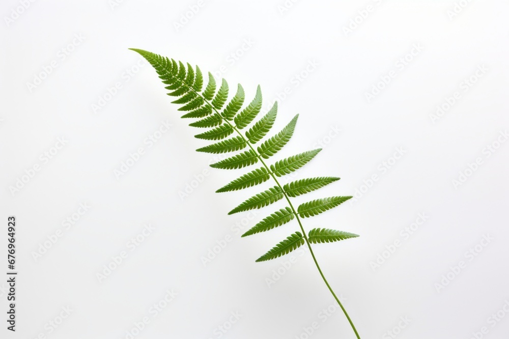 Bracken Fern on a white background with space for naming and branding. Bracken Fern on a white background with space for naming and branding.