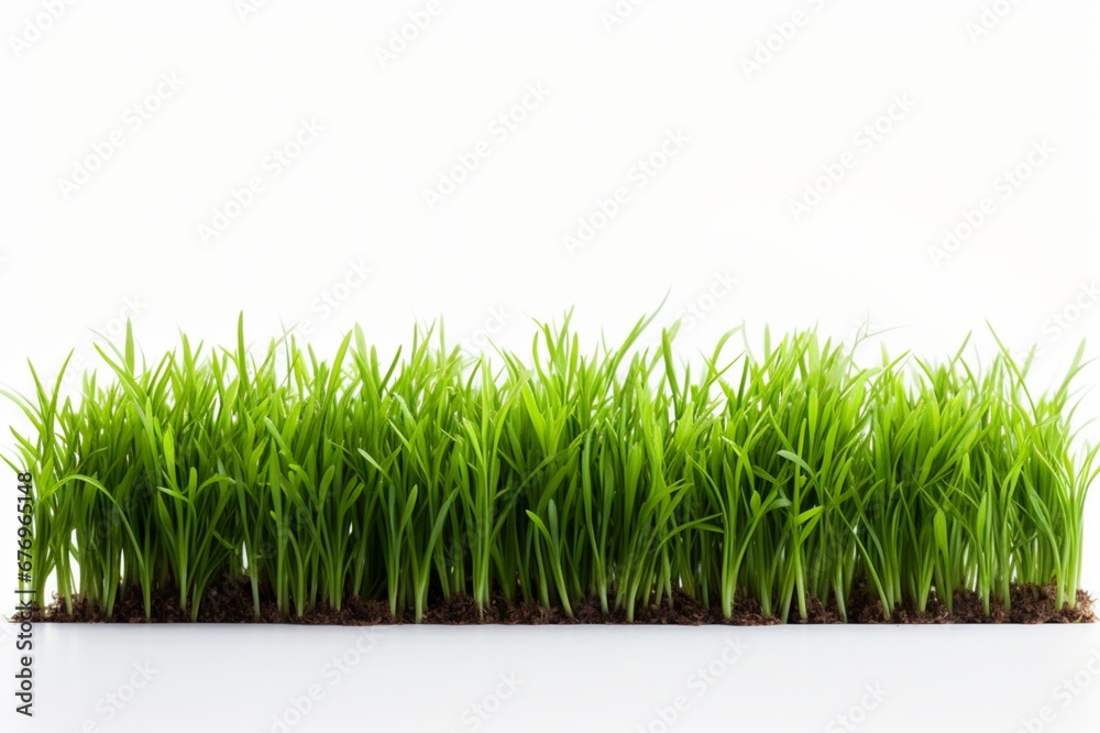 Kentucky Bluegrass on a white background with space for naming and branding. Kentucky Bluegrass on a white background with space for naming and branding.