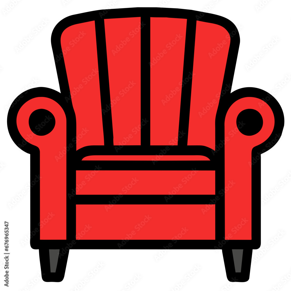 Fototapeta premium sofa vector illustration