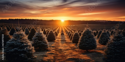Rustic Christmas Tree Farm photo