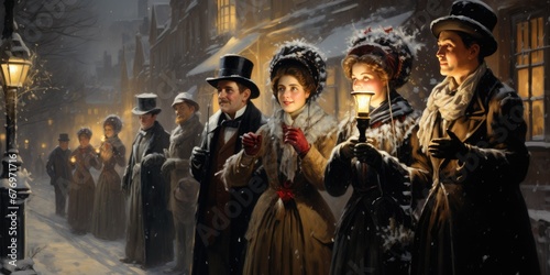 Victorian Christmas Carolers