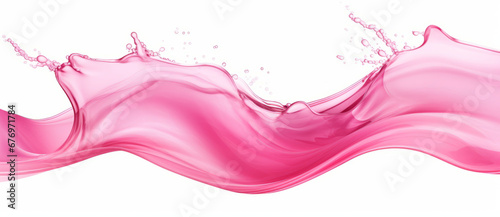 Bright pink transparent soap bubbles on pink background, Gradient Background in blush Colors with soft Waves. Elegant Display Wallpaper