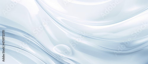 Professional Wallpaper for Websites. White Shapes on a Abstract Background. Frostweave Waves: White Cloth
