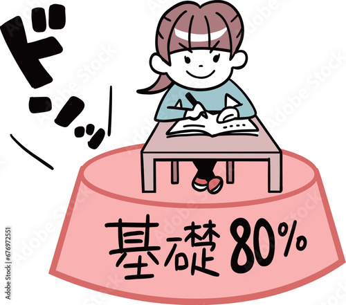 勉強は基礎80%