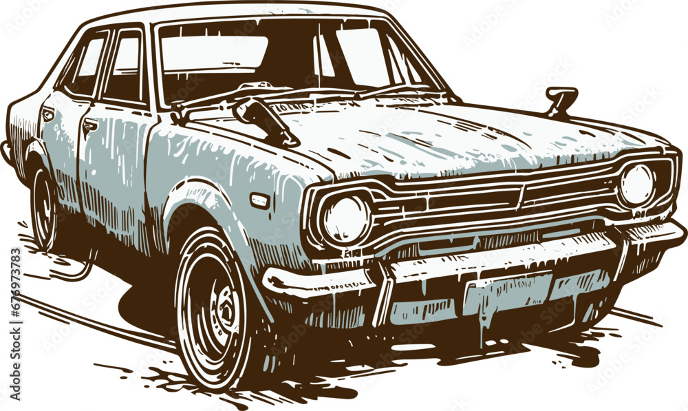 Illustration Vector Graphic of Car