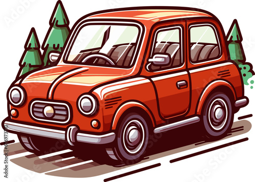 Illustration Vector Graphic of Car