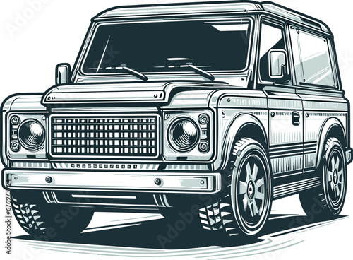 Illustration Vector Graphic of Car
