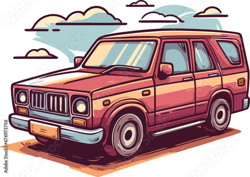 Illustration Vector Graphic of Car