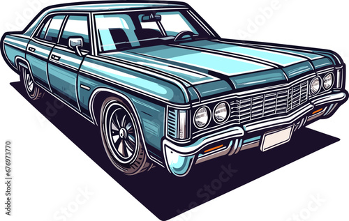 Illustration Vector Graphic of Car