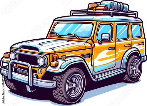 Illustration Vector Graphic of Car