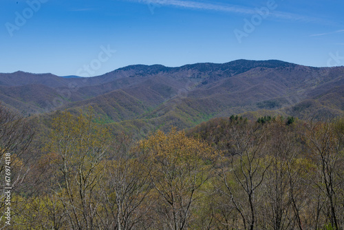 View from the Big Witch Overlook on the Blue Ridge Parkway North Carolina