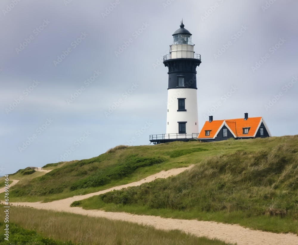 Lighthouse on a Island