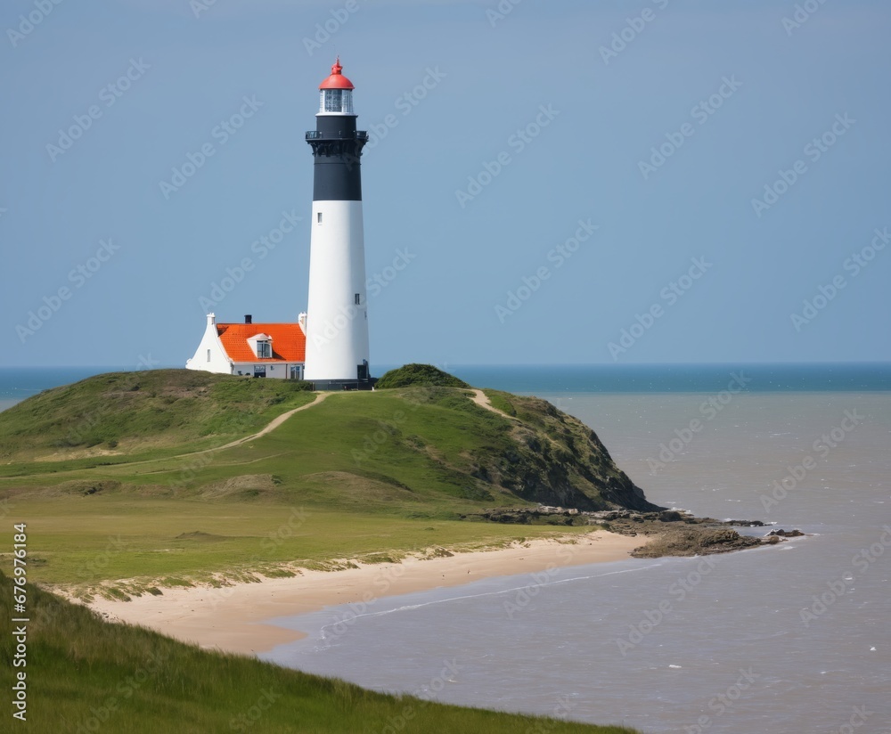Lighthouse on a Island