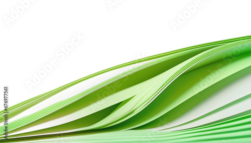 Green background of abstract lines with patterns for design