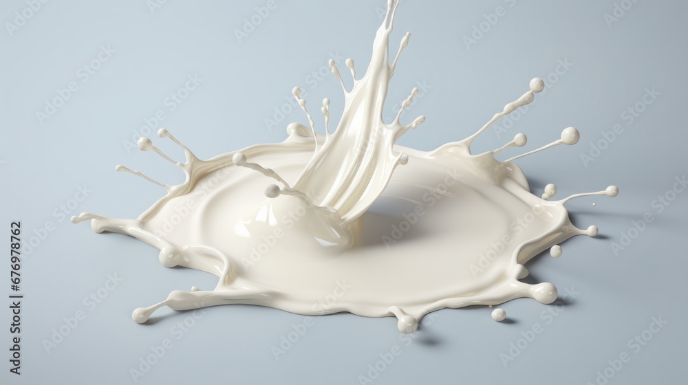 Splash of milk with clipping path. 3D illustration, milk, liquid, drink, splashing, motion, dairy, beverage, cream, white, fresh, food, freshness, drop, Gen AI Splash of milk with clipping path. 3D illustration, milk, liquid, drink, splashing, motion, dairy, beverage, cream, white, fresh, food, freshness, drop, Gen AI