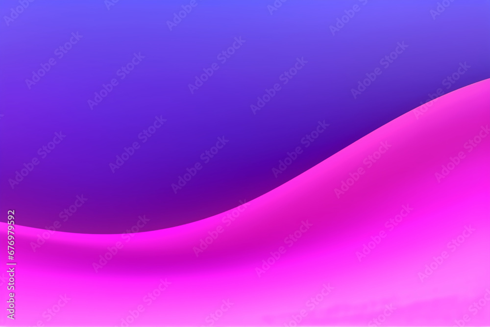 3D Render of Purple Pink Gradient Background