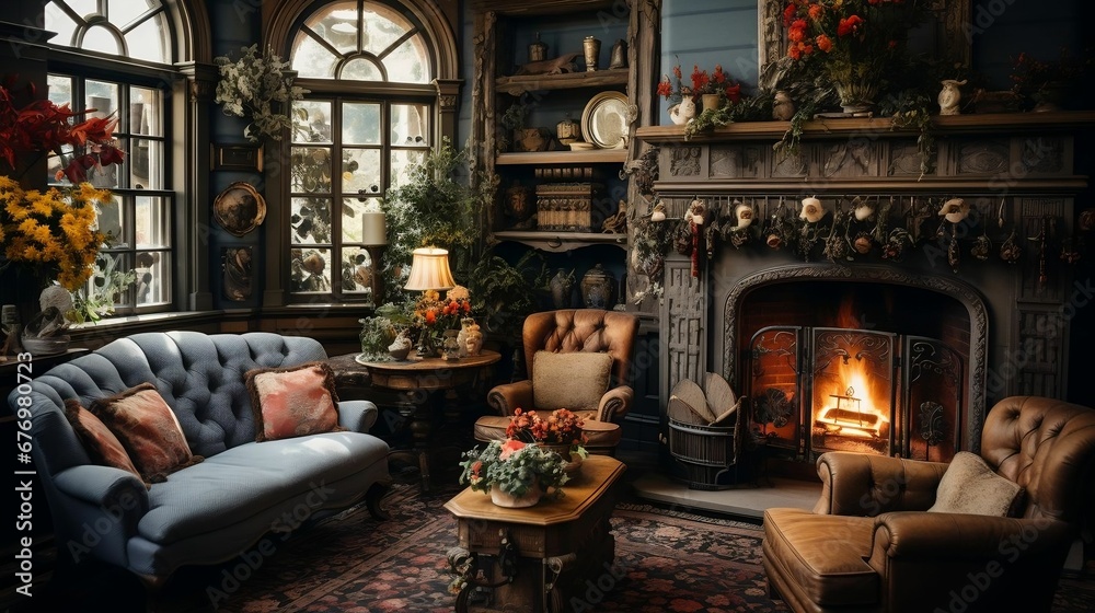 A cozy parlor where tales come to life
