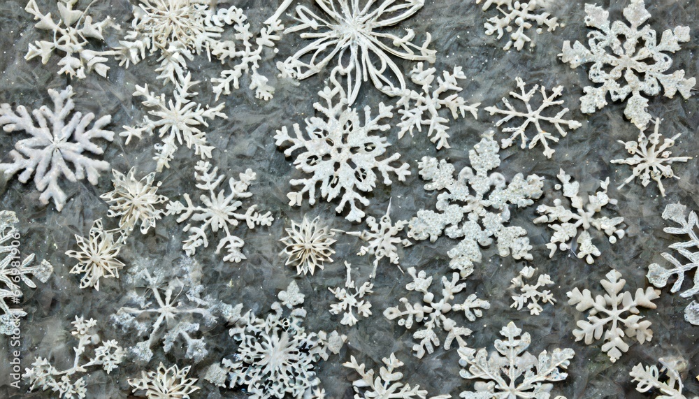 Flocons de Neige Variés