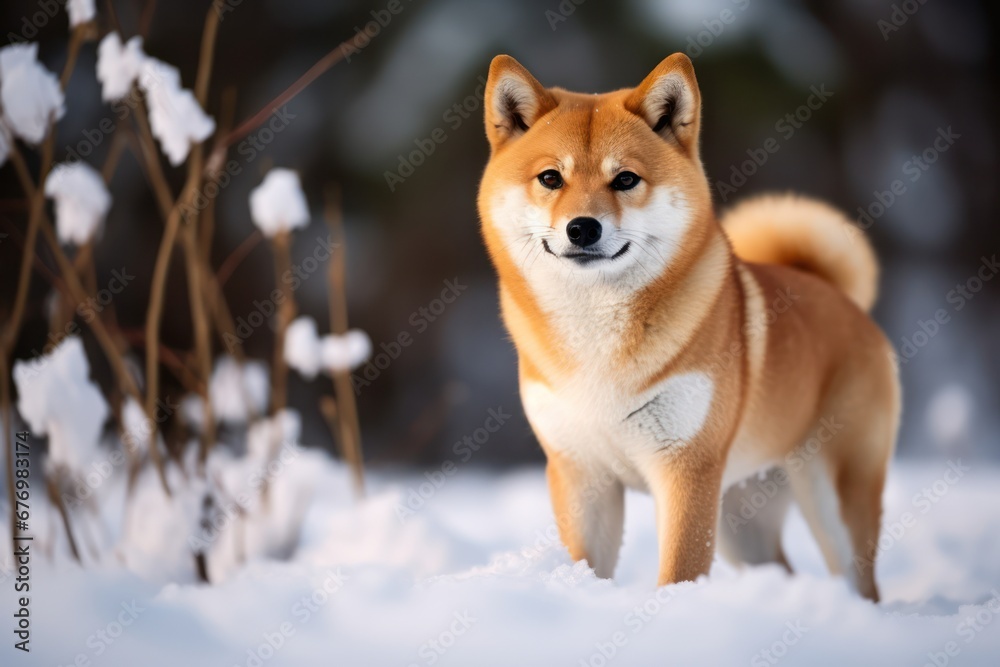 Shiba Inu Dog - Portraits of AKC Approved Canine Breeds