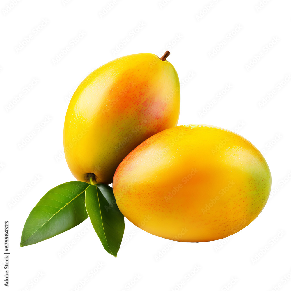 Full body mango illustration with vibrant colors and a shadow, displayed on a transparent background for versatile use. Full body mango illustration with vibrant colors and a shadow, displayed on a transparent background for versatile use.