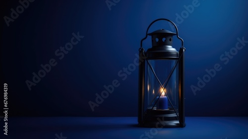 Antique fire metal background vintage oil kerosene lamp retro lantern light dark glass old