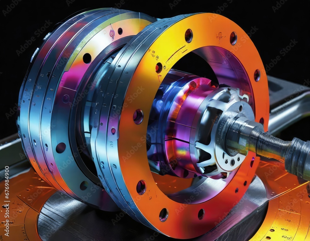 Composant de freinage haute performance pour voiture de sport avec technologie avancée