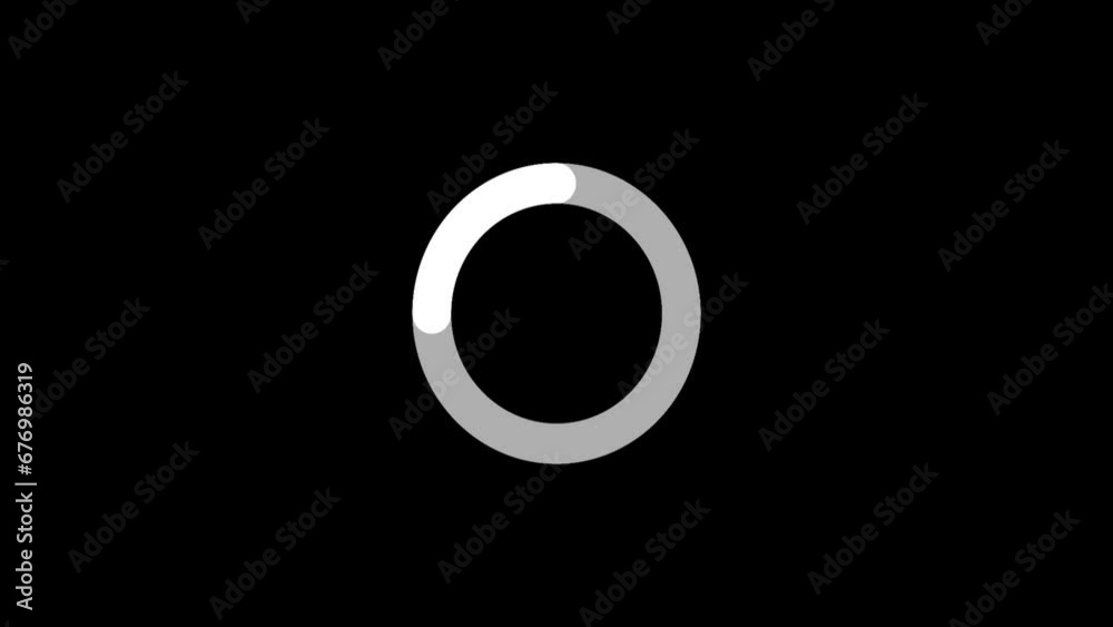 Loading animation video Loading animation video