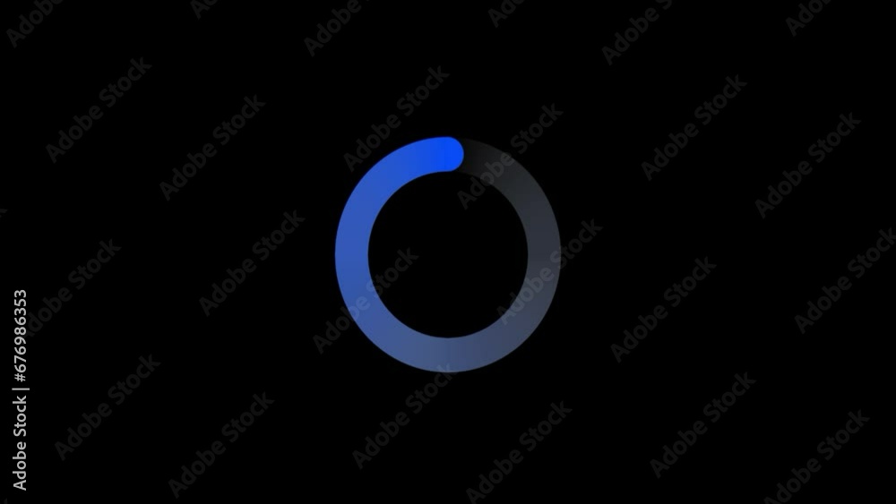 Loading animation video 