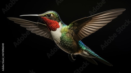 Ruby-throated Hummingbird archilochus colubris photo