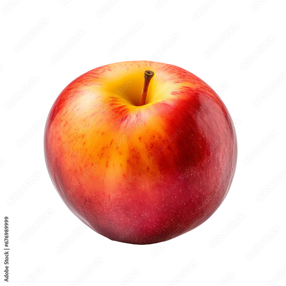 Whole nectarine fruit with vibrant orange skin and juicy flesh, displayed isolated on a clear transparent background. Whole nectarine fruit with vibrant orange skin and juicy flesh, displayed isolated on a clear transparent background.