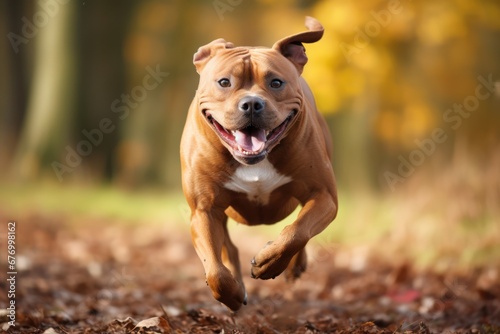 Staffordshire Bull Terrier Dog - Portraits of AKC Approved Canine Breeds photo