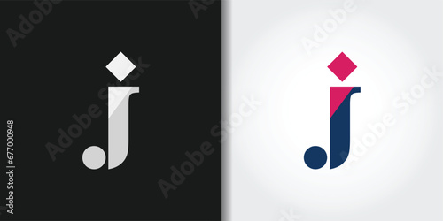 classic letter j logo set photo
