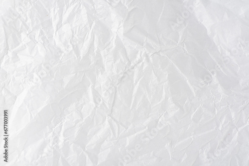 white crumpled paper texture background