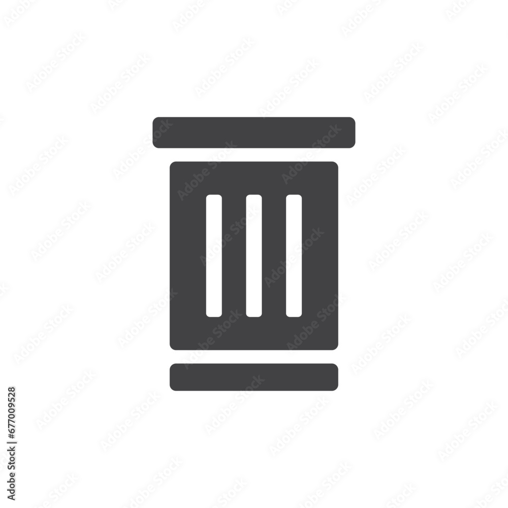 recycle bin icon vector illustration design