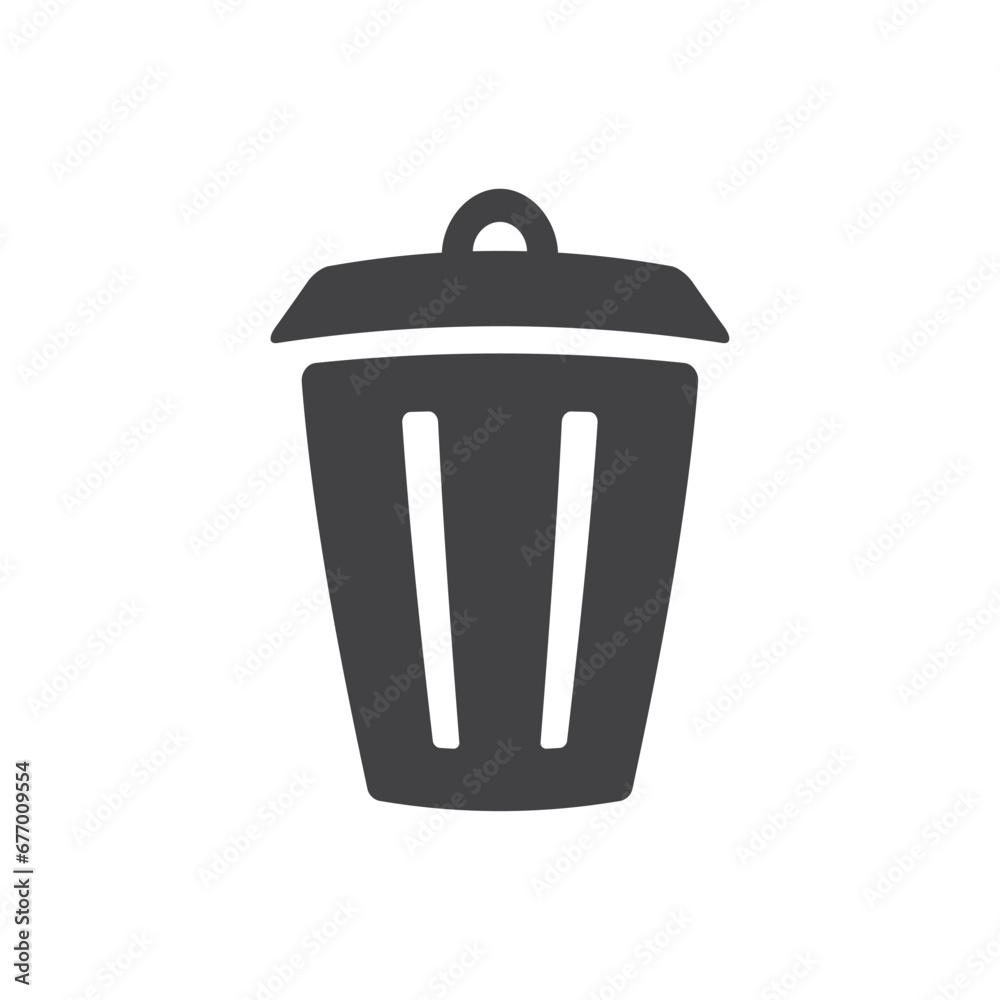 recycle bin icon vector illustration design recycle bin icon vector illustration design