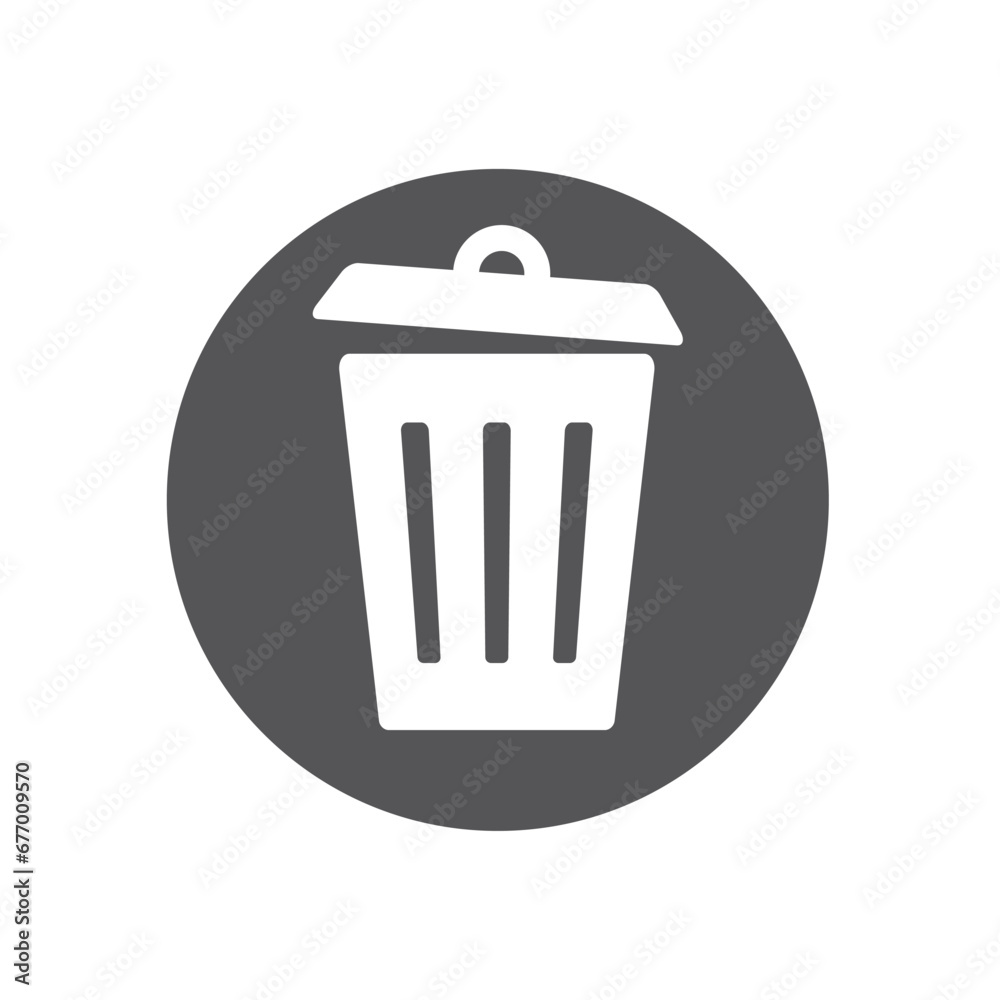 recycle bin icon vector illustration design