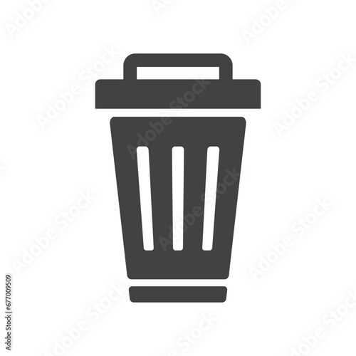 recycle bin icon vector illustration design