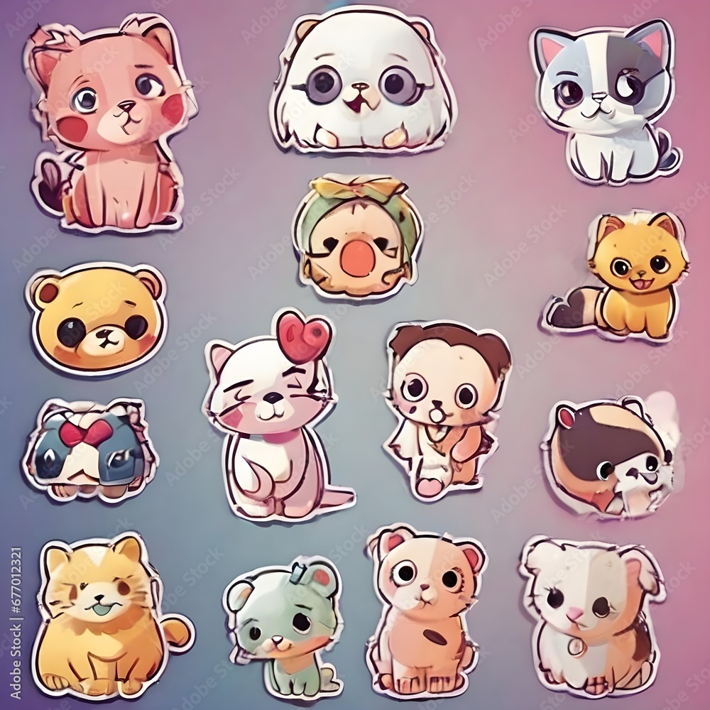 Cute Cartoon Icon Background Very Cool
