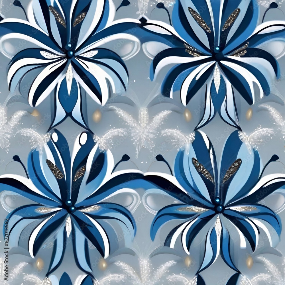 Fototapeta premium christmas patterns