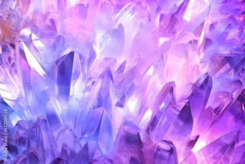 Colorful Crystal Texture Backgrounds-Generative AI